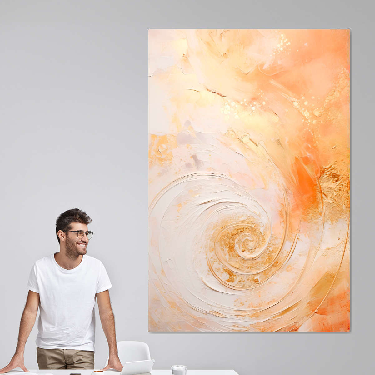 Frendorf | Morgensturmwolken Wandkunst