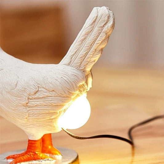 Frendorf Huhn Lampe - lustige Tischlampe in Form eines Huhns