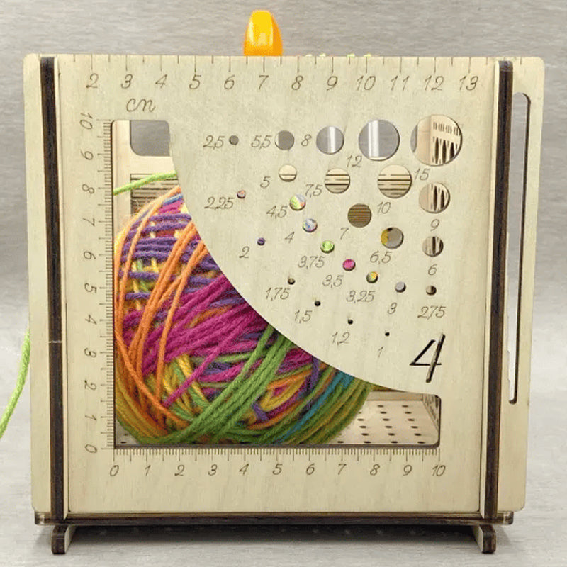 Frendorf | Garnschale Aus Holz - Multifunktionales Strickwerkzeug