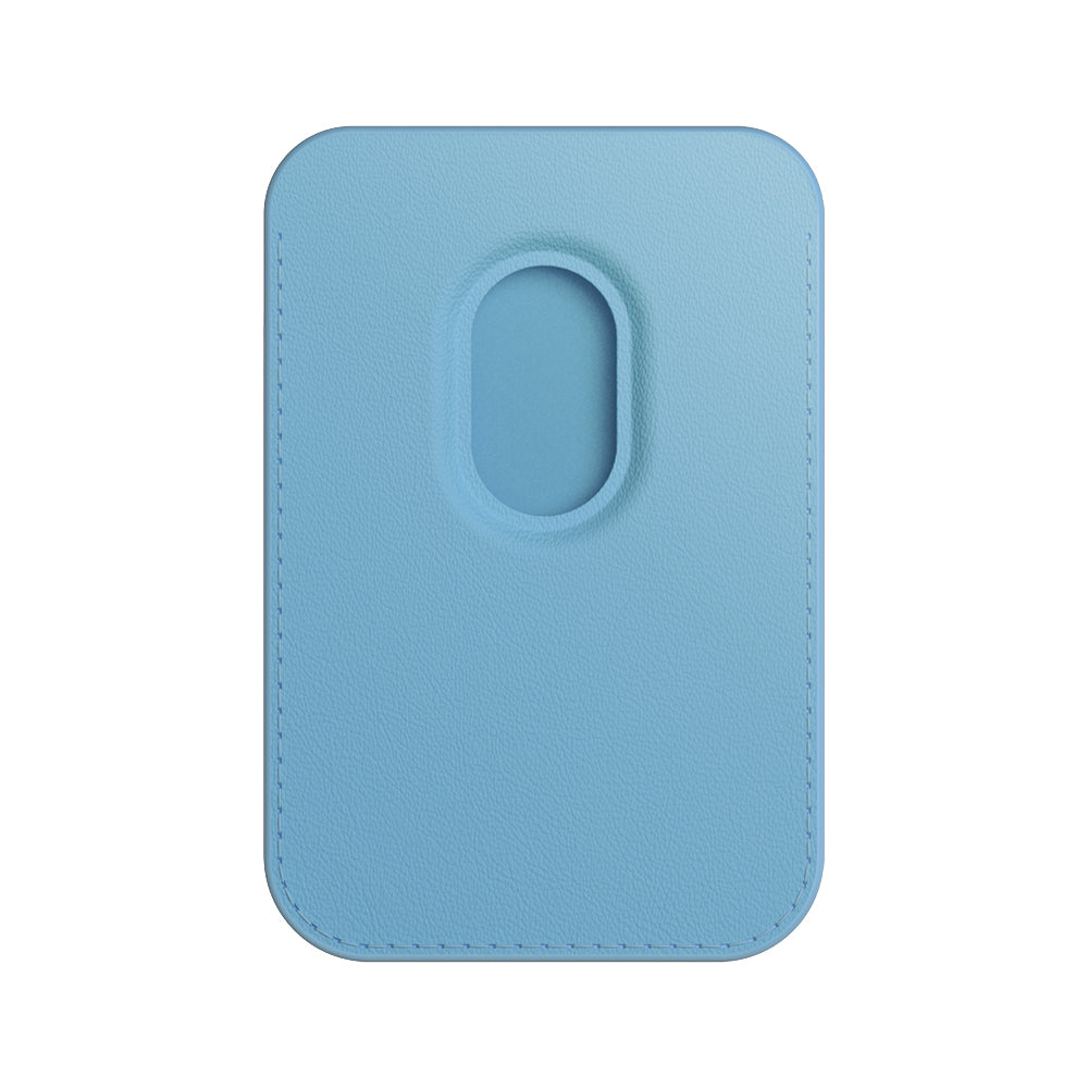 Frendorf | Blauer Gegenstand | Leder-Wallet mit MagSafe