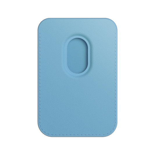Frendorf | Blauer Gegenstand | Leder-Wallet mit MagSafe
