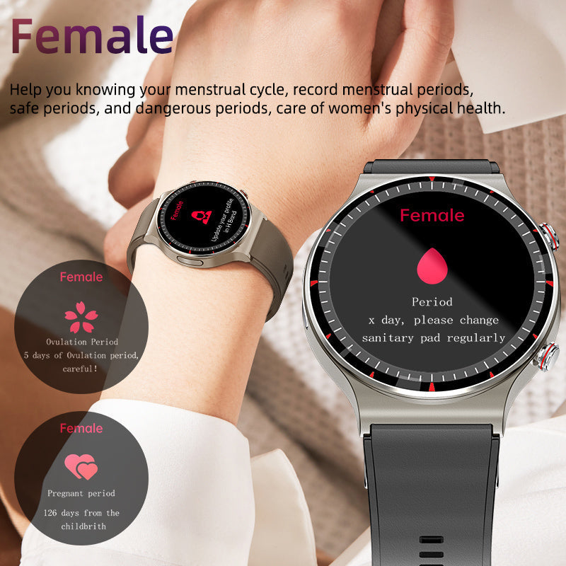 Neueste Smartwatch für Frauen mit EKG, Blutsauerstoff und Herzfrequenz Gesundheitsüberwachung