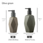 Keramischer Seifenspender, Flüssigkeitsbadflasche, simples Design, nachfüllbare wiederverwendbare Lotionpumpe für Badezimmer Küche