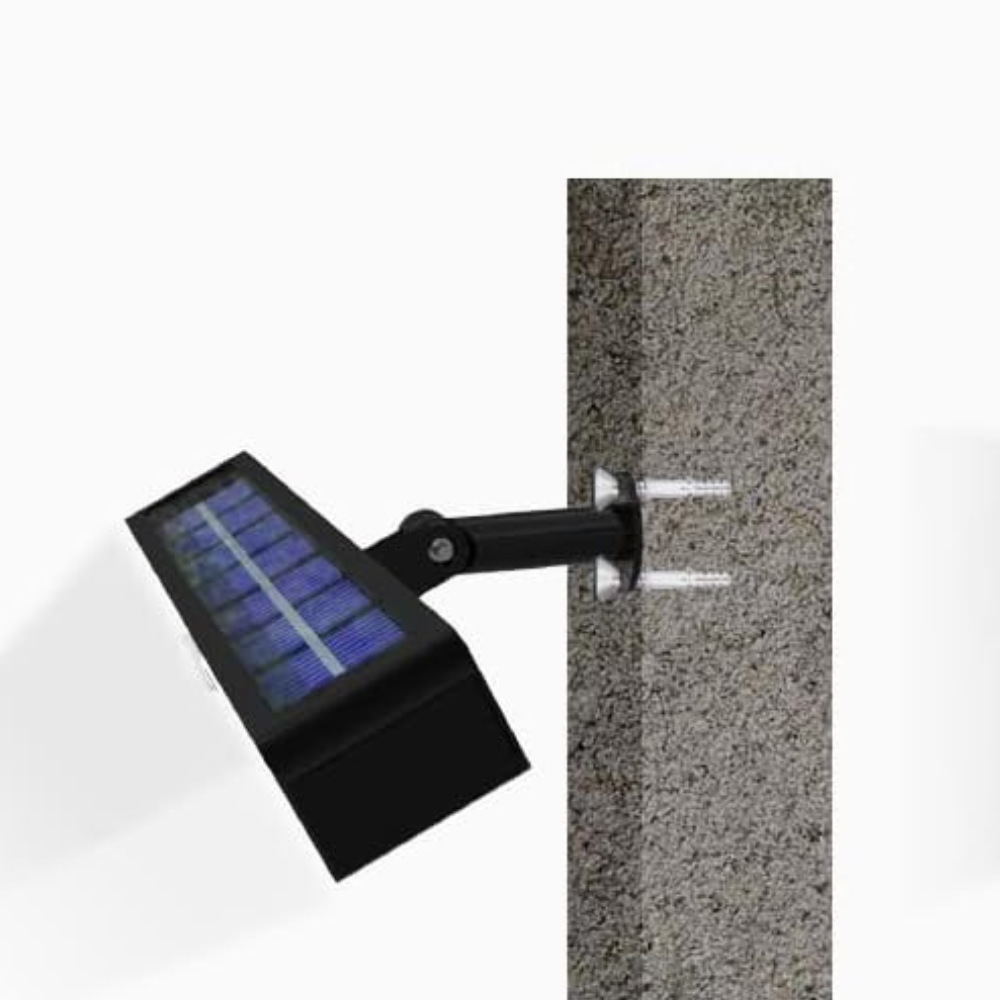 Royelux Solarbetriebene Außen Gartenlampe - Wasserdichtes LED mit Bewegungsmelder
