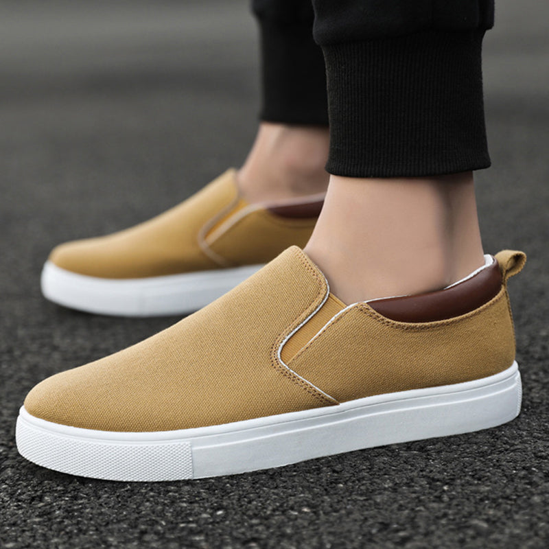 Slip-On-Schuhe aus Segeltuch für Herren