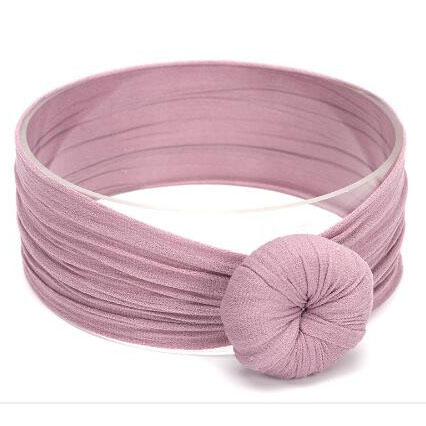 Frendorf | Baby Turban Stirnband Mädchen – Weiches Knotenmuster Haarband