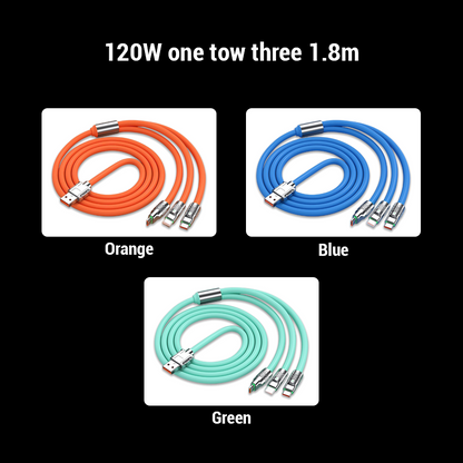 Frendorf | 120w Super Fast Charging 3-In-1 Datenkabel