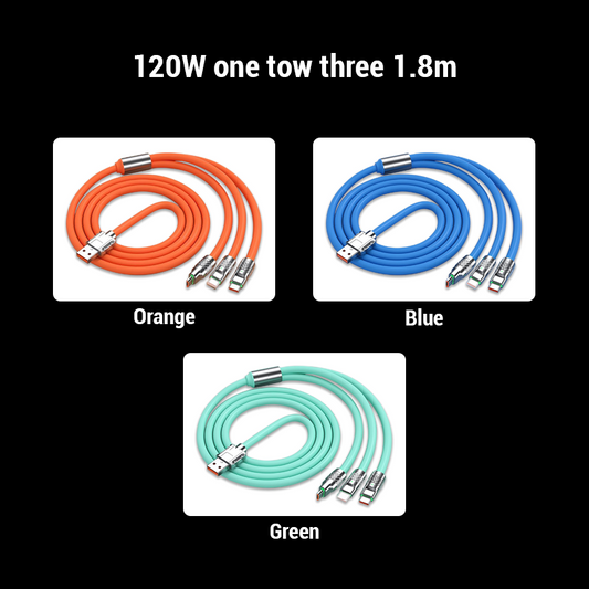 Frendorf | 120w Super Fast Charging 3-In-1 Datenkabel