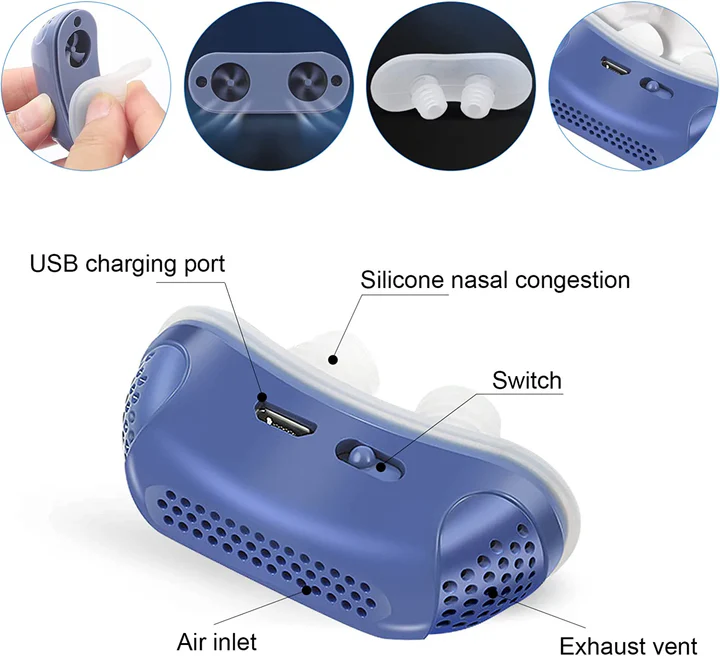 Frendorf | Micro CPAP Schlafapnoe-Maschine für Reisen & Anti-Schnarchen - CPAP-Alternative