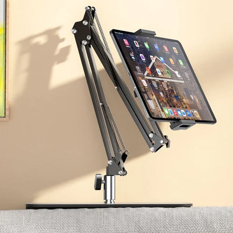 Ausziehbarer, versteckter Telefon-/Tablethalter am Bett