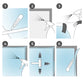 Frendorf | Plastik Quadrat Transparent Blatt Tischdecke