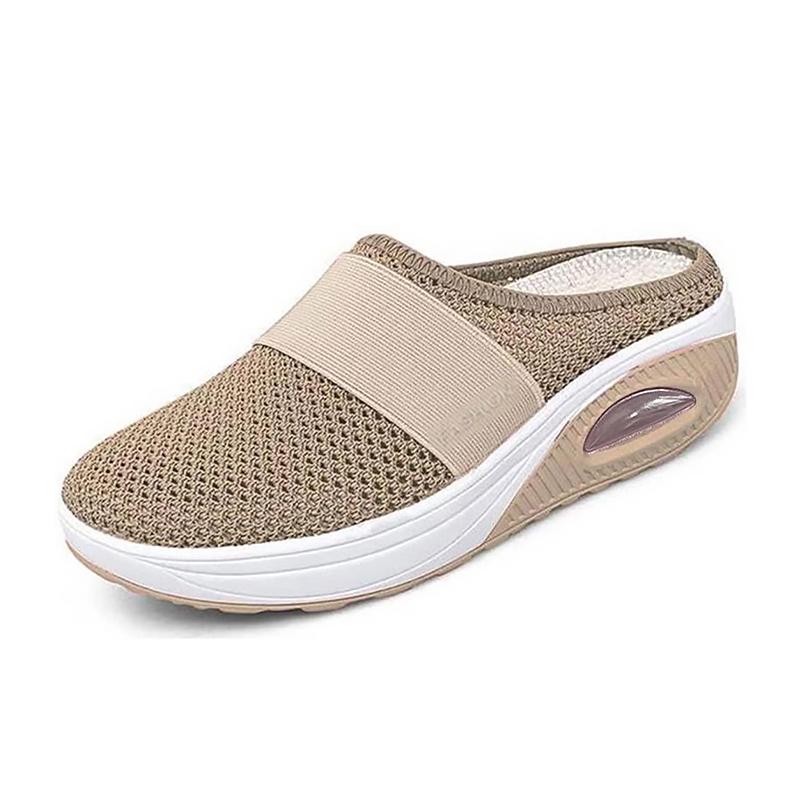Frendorf | Flache Slingback-Sandalen Aus Netzstoff