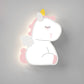 Kreative Cartoon-Hase-Einhorn-Kinder-LED-Wandlampe