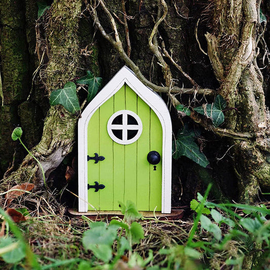 Frendorf | FairyHaven Mini-Elfentür | Märchenhafte Dekoration | Fantasievolle Szenen für Zuhause
