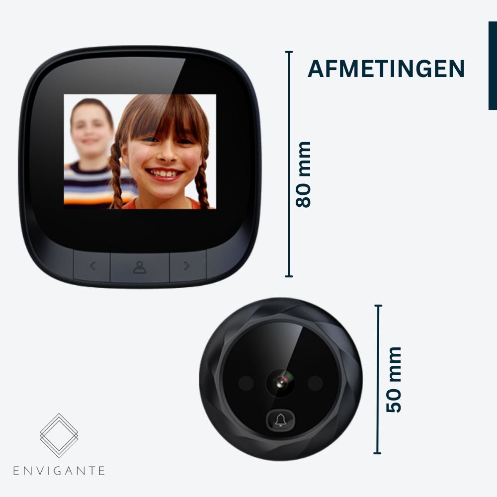 DoorCam - Envigante Türspion Video-Türklingel Sicherheitskamera