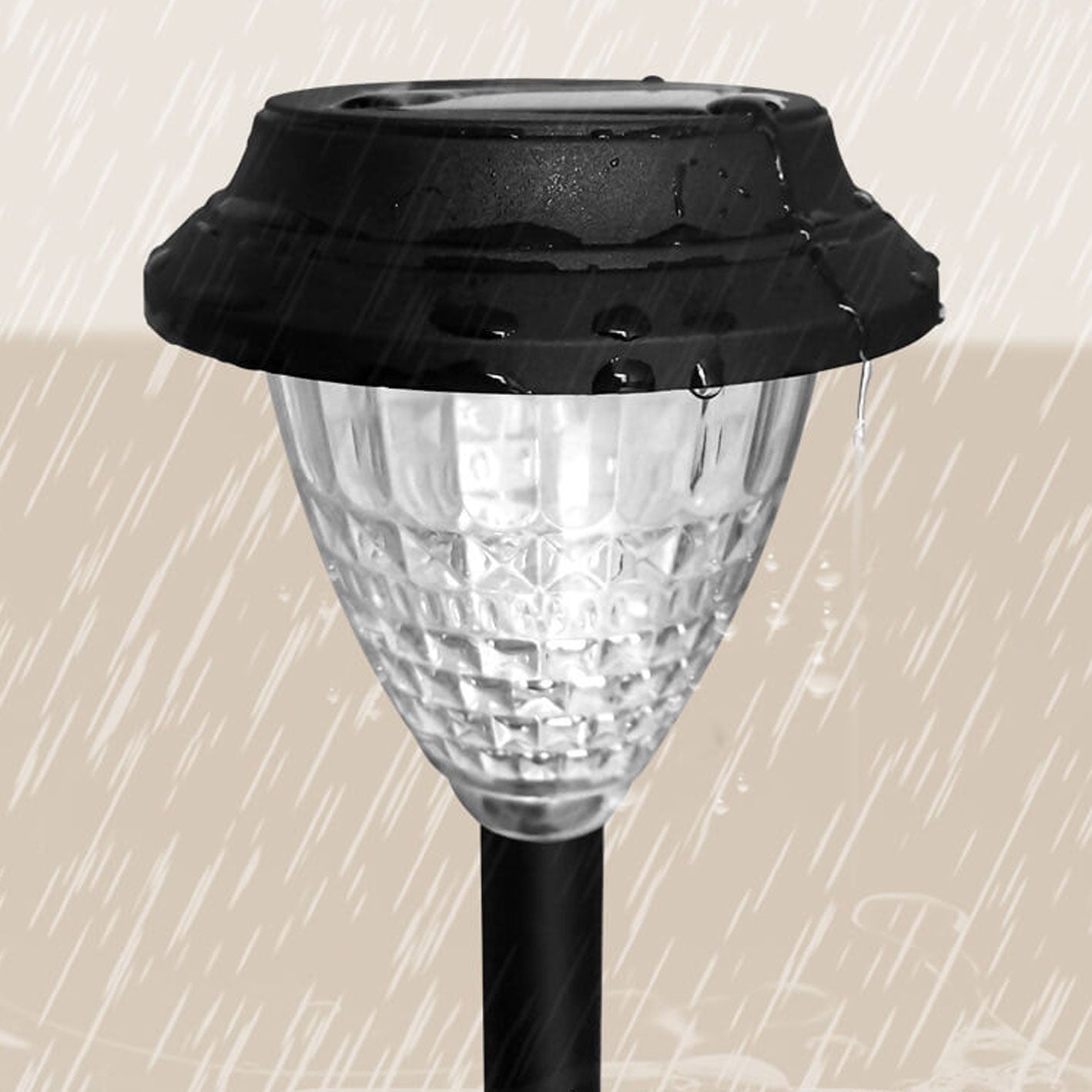 Solar wasserdicht kreisförmig divergente Licht Schatten Design LED Außen Garten Dekorationslicht