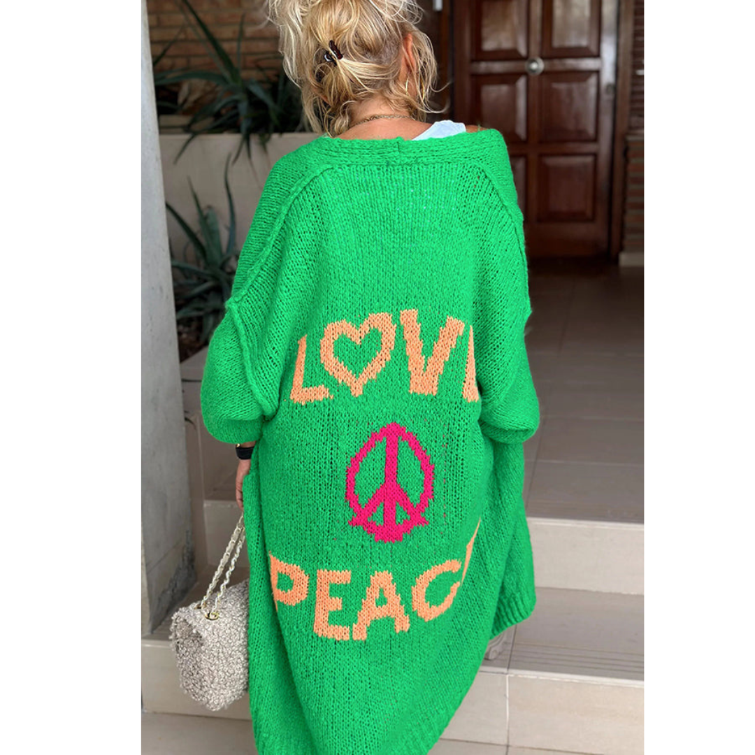 Frendorf | Stylische peace strickjacke
