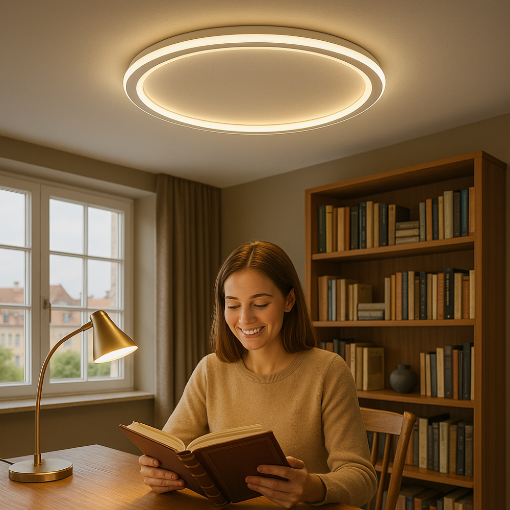 Frendorf | Skandinavische LED Deckenleuchte – Modern, dimmbar & stilvoll für Wohnzimmer, Esszimmer & Flur