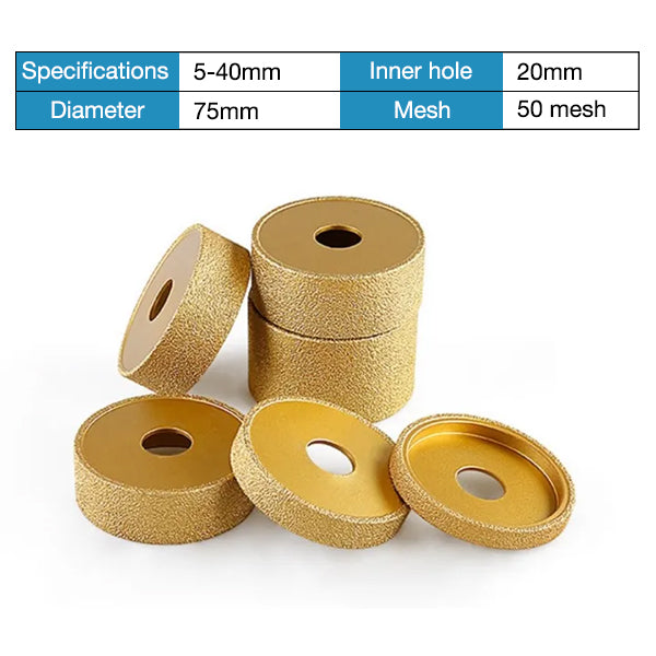 Frendorf | Straight Edge Vakuum Trocken Gerippter Diamant Grinder