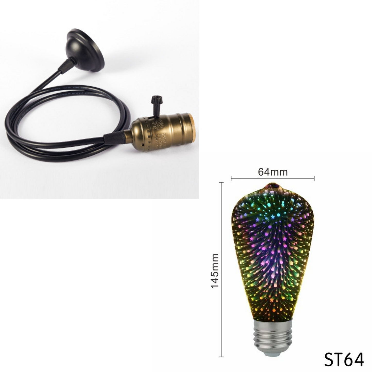 3D LED Feuerwerksbirne