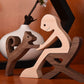 Frendorf | Geschenk für Tierliebhaber - Holzskulptur Tischornamente - Die Liebe zwischen Ihnen und Ihrem pelzigen Freund