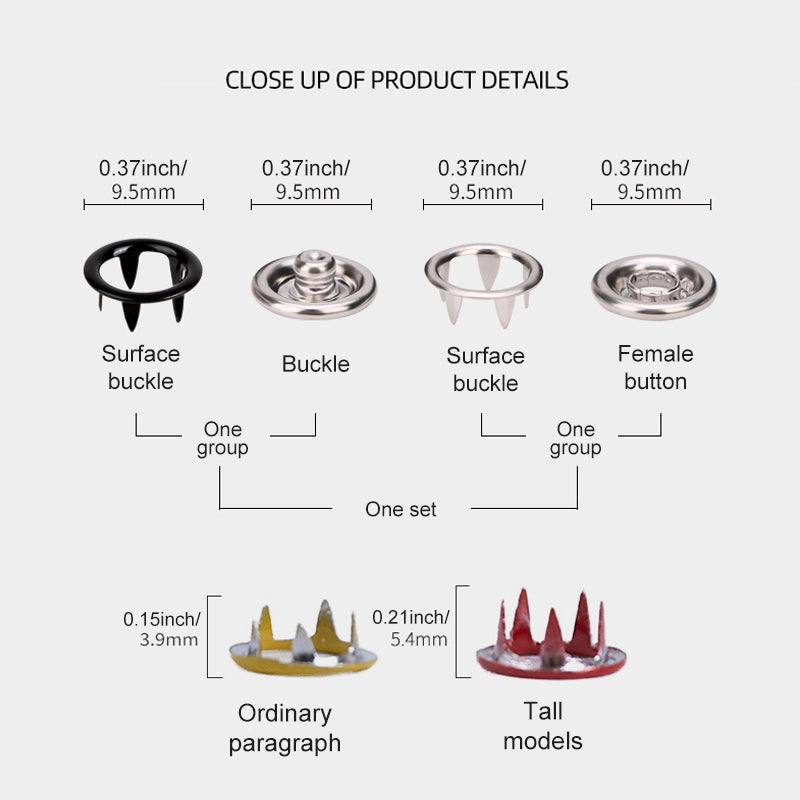 Frendorf | Metall Druckknopf Kit
