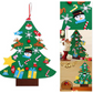Frendorf ChristmasFelt | Interaktiver Montessori 3D Filz-Weihnachtsbaum | Sichere DIY Deko für Kinder