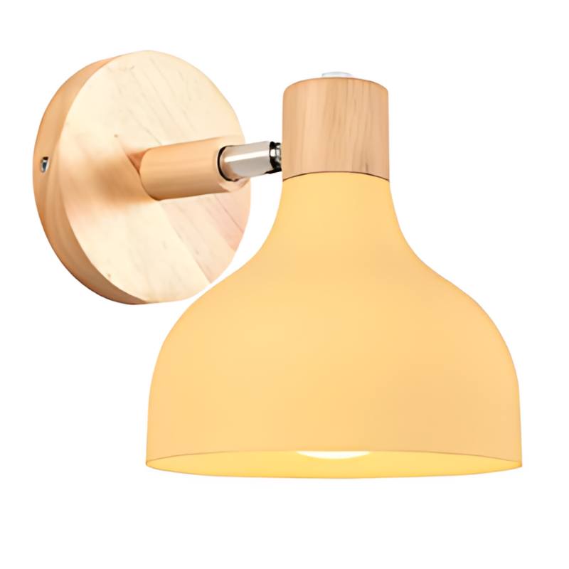 NordicWood | Rustikale Holz-Wandlampe