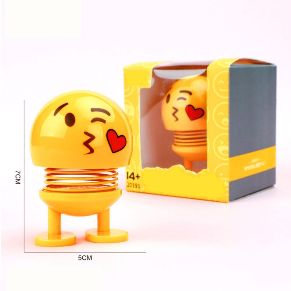 Frendorf | Auto Wackelkopf Emoji Puppe Spielzeug