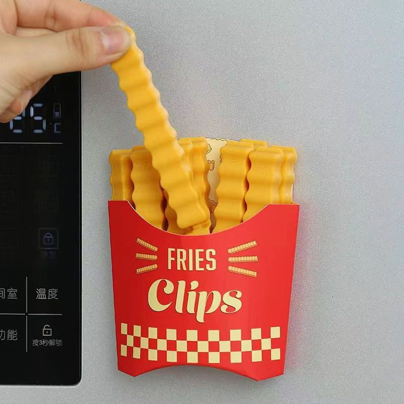 Frendorf | Lustige Magnetische Pommes Frites Lebensmittelklammern
