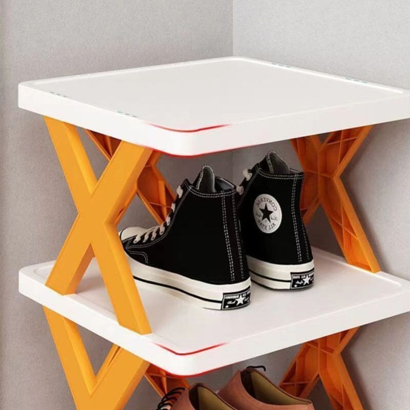 Frendorf | Faltbares Mehrschichtiges Schuhregal, Schuhlagerregal Organizer
