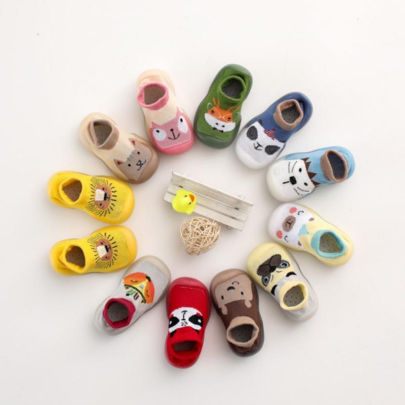 Frendorf | BabyFeet Niedliche Tiere - Rutschfeste Baby Schuh-Socken