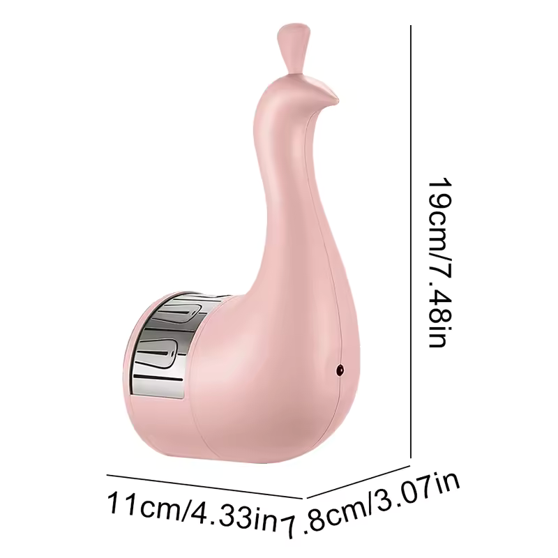 Frendorf | PeacockGlow LED-Projektionlampe – Dekorative Lampe mit Fernbedienung und Farbeffekten