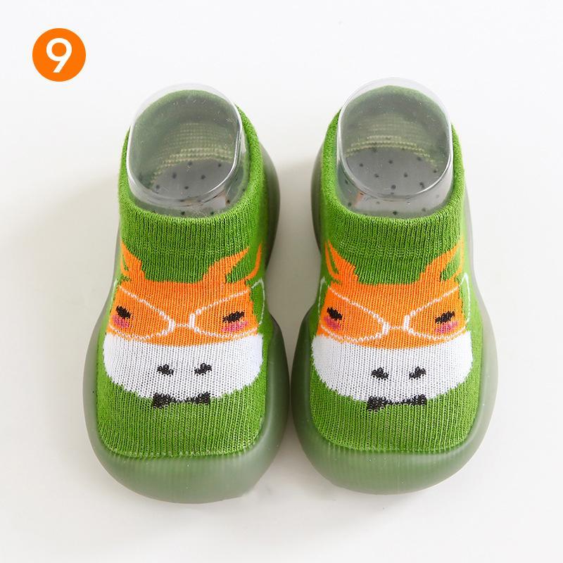 Frendorf | BabyFeet Niedliche Tiere - Rutschfeste Baby Schuh-Socken