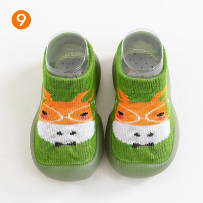 Frendorf | BabyFeet Niedliche Tiere - Rutschfeste Baby Schuh-Socken