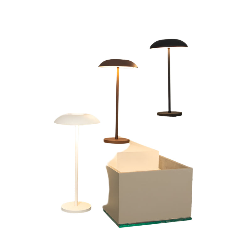Frendorf | Orbella kabellose LED-Tischlampe mit Touchsteuerung – Elegantes rundes modernes Design