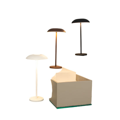 Frendorf | Orbella kabellose LED-Tischlampe mit Touchsteuerung – Elegantes rundes modernes Design