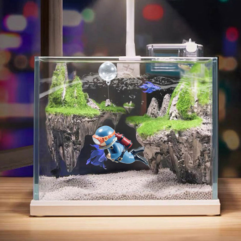 Frendorf | Schwimmender Taucher - Aquarium Ornament