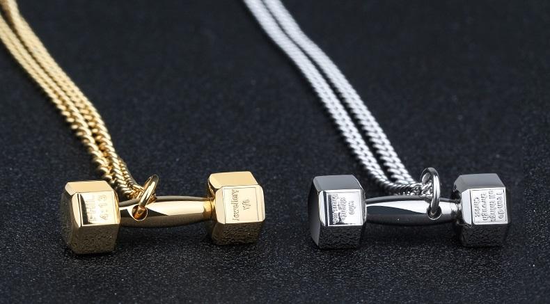 Frendorf | Coolste Kurzhantel-Halskette für Fitness-Liebhaber