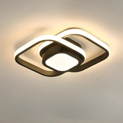 Frendorf | Moderne LED-Deckenleuchte mit Doppelring-Design – Twilight Rings