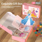 Frendorf | 12Stück Prinzessin Board Aufkleber Stoff Poke Kunst DIY Kit