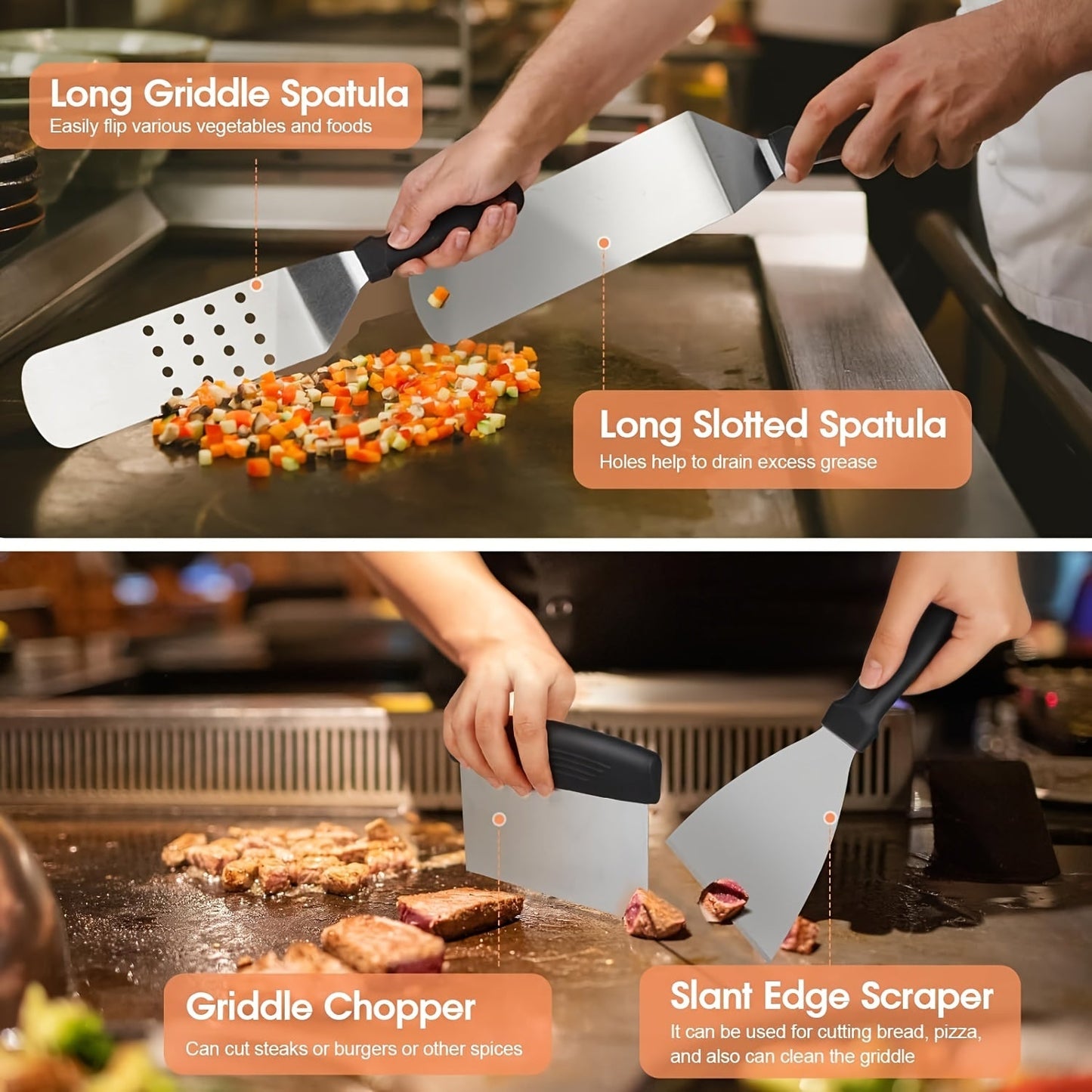 Frendorf | 20-teiliges Edelstahl BBQ Grillwerkzeugset – Alles, was Sie für das perfekte Barbecue benötigen