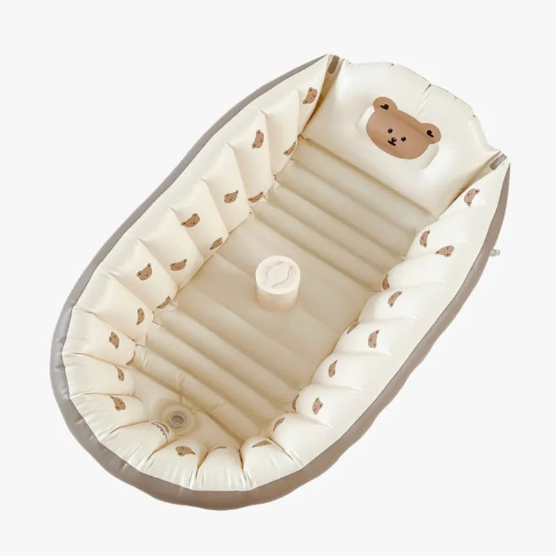 Frendorf | Aufblasbares Baby-Badewanne für Reisen – BubbleNest