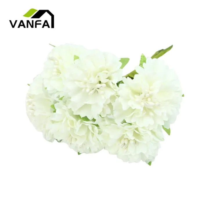 Frendorf | Bouquet Weiße Blume 30 cm - Eleganter künstlicher weißer Blumenstrauß - Perfekt für Blumenarrangements, Tischmittelpunkte, Kränze und Wohnkultur - Langlebig und pflegeleicht