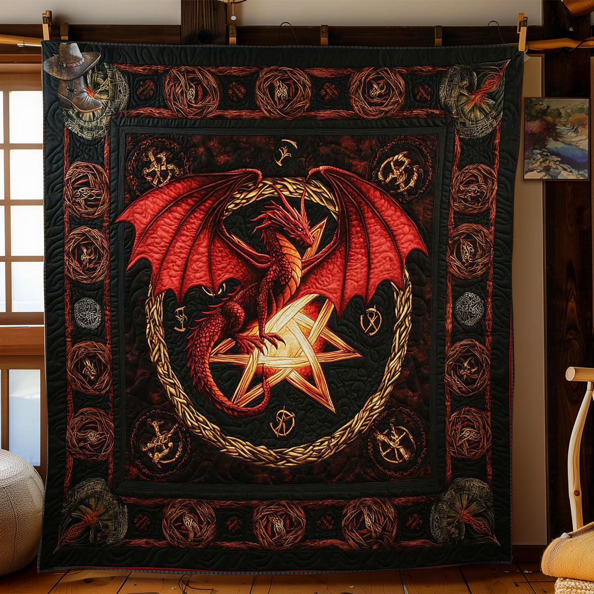 Mystic Celtic Dragon Decke