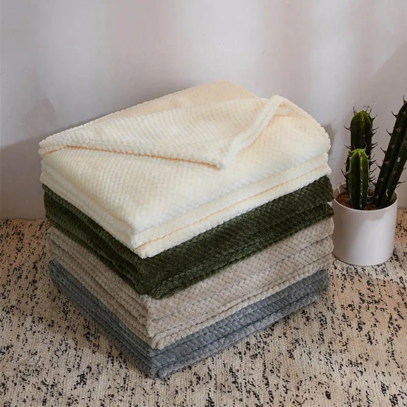 Frendorf | SnuggleWeave Waffeldecke | Ultraweiche Kuscheldecke | Stilvolles Design | Leicht & Atmungsaktiv