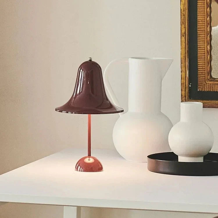 Frendorf | Luminor LED Tischlampe | Kabellos | Dimmbar | Elegantes Stimmungslicht | Perfekt für Zuhause und Büro
