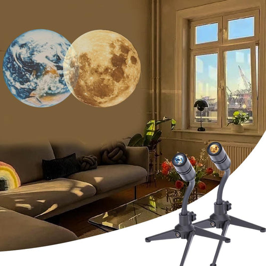Projektionslampe - EarthGlow - LED Erddesign - Inspiriert Neugier