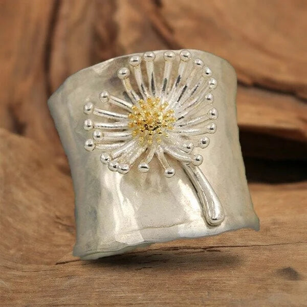 Frendorf | Blooming Daisy Breite Band Ring