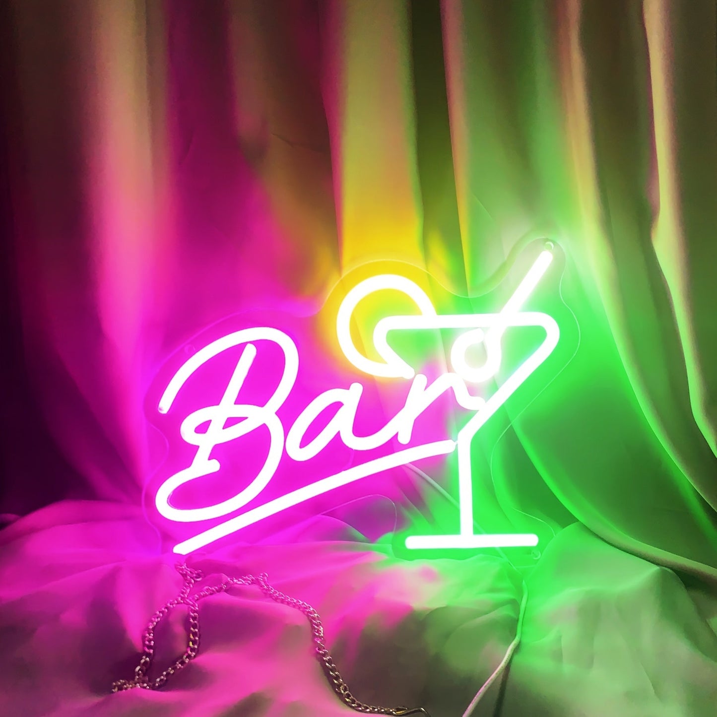 Frendorf | Dimmbarer LED-Neon-Bar-Schild – USB-betrieben mit Dimmer